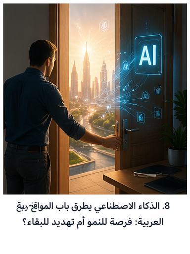 الذكاء الاصطناعي يطرق باب المواقع العربية