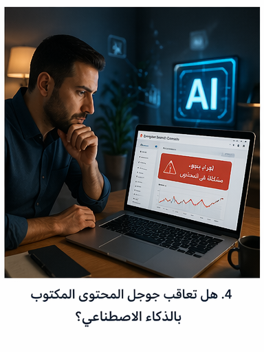 هل تعاقب جوجل المحتوى المكتوب بالذكاء الاصطناعي